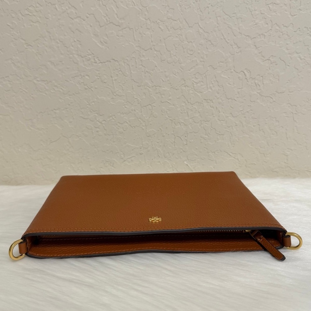 Tory Burch Tan Leather Crossbody Bag with Adjustable Strap - Picture 6 of 12
